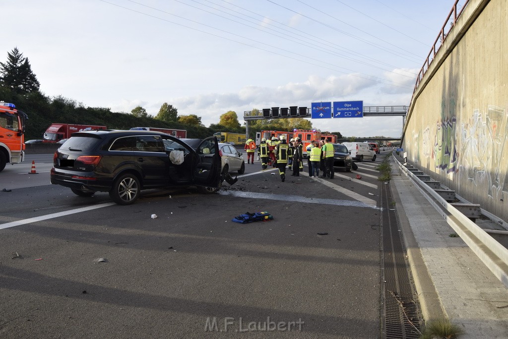 VU mehrere PKW A 3 Rich Oberhausen Hoehe AK Koeln Ost P024.JPG - Miklos Laubert